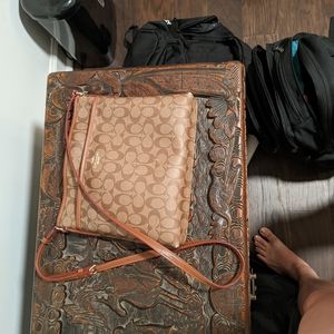 Coach cross body bag